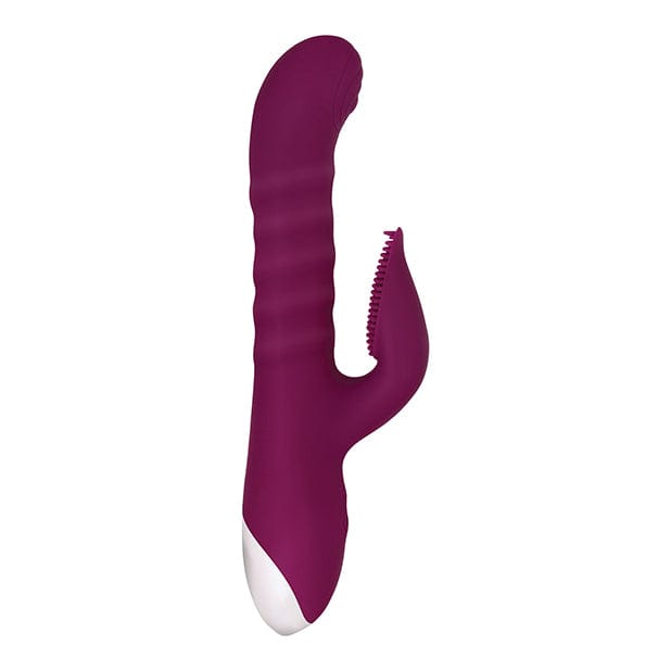 Evolved - Lovely Lucy Thrusting Spinning Rabbit Vibrator (Purple)