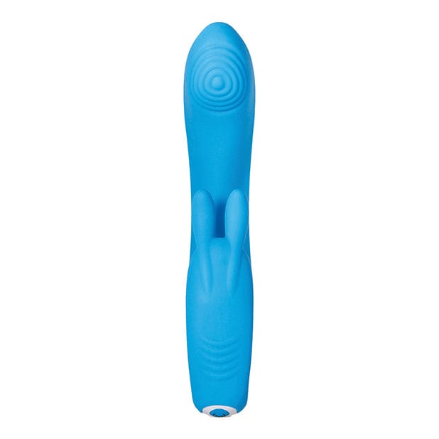 Evolved - Sea Breeze Bunny Rechargeable Dual Stimulator Rabbit Vibrator (Blue)