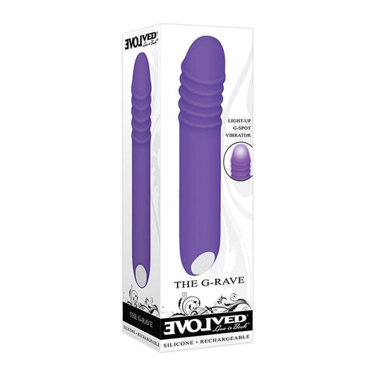 Evolved - The G Rave Light Up Rechargeable G Spot Vibrator (Purple)