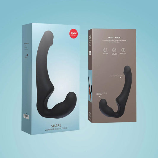 Fun Factory - Share Wearable Couple's Double Dildo (Black)