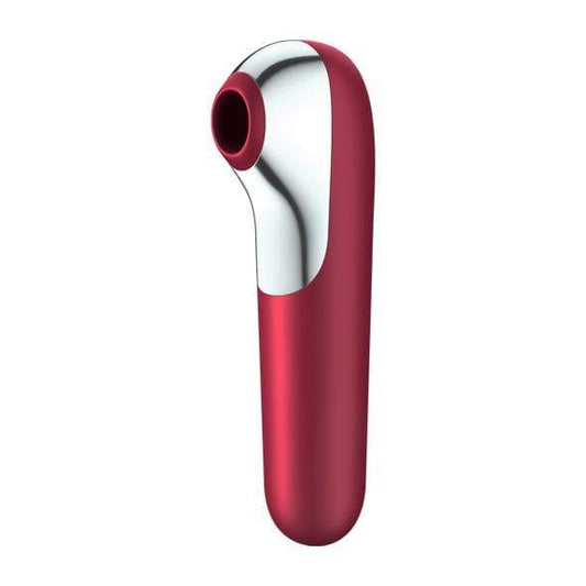 Satisfyer - Dual Love App-Controlled Clitoral Air Stimulator Vibrator (Red)