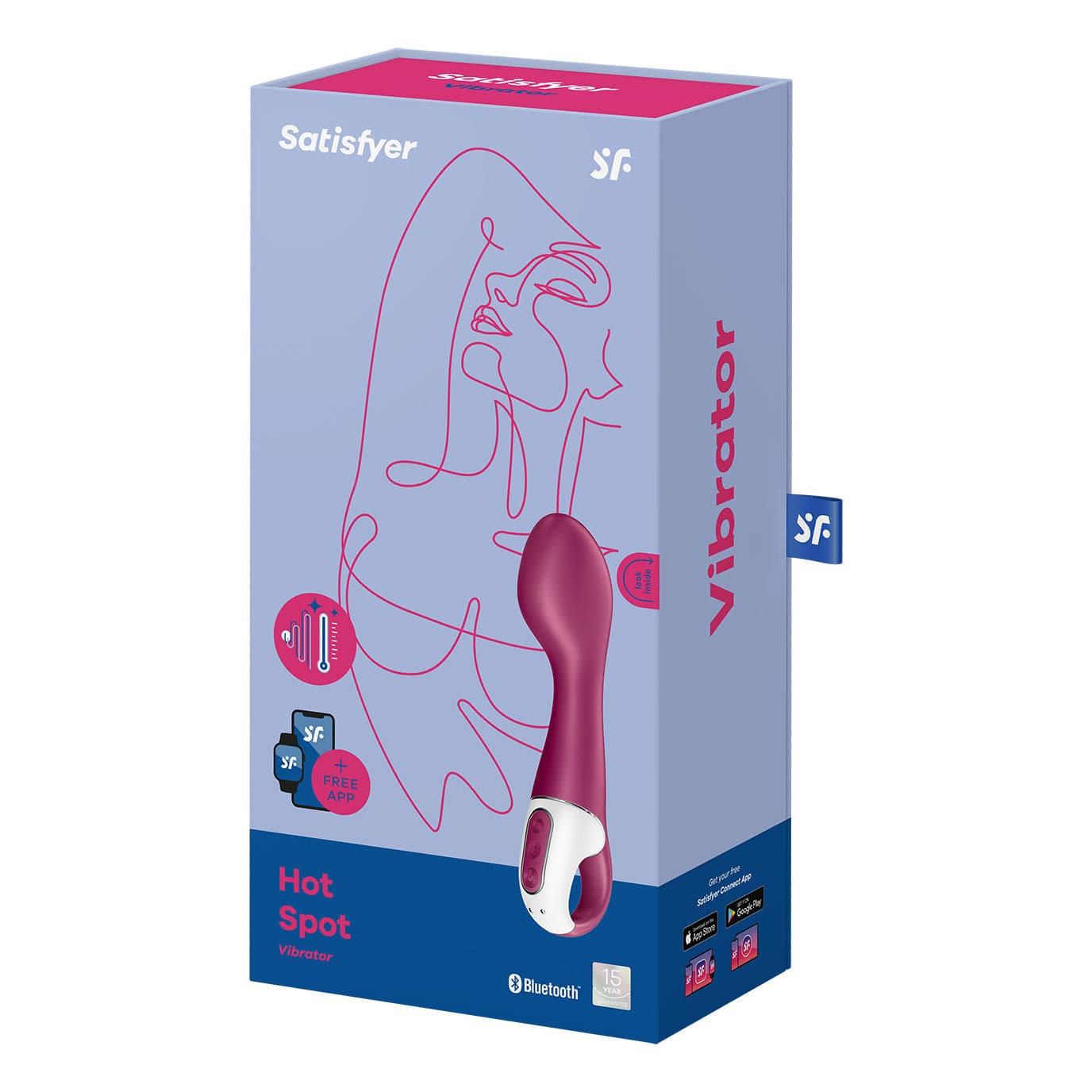 Satisfyer - Hot Spot Heated G Spot Vibrator (Pink)