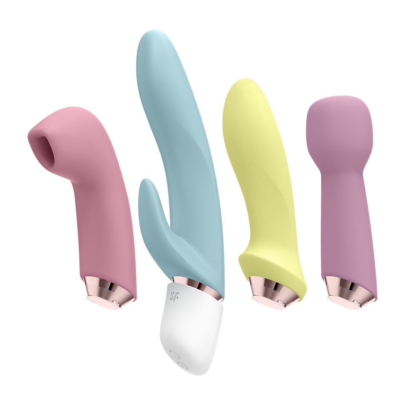 Satisfyer - Marvelous Four Clitoral Air Pulse Vibrator Set (Multi Colour)