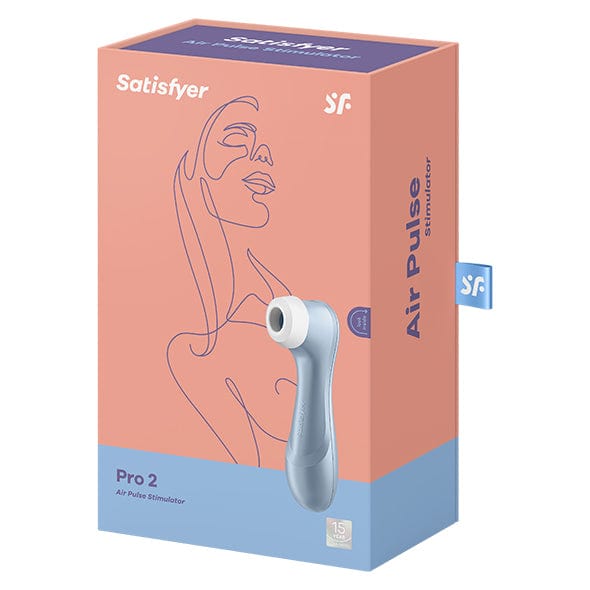 Satisfyer - Pro 2 Air Pulse Rechargeable Clitoral Air Stimulator (Blue)