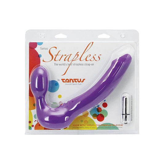 Tantus - Premium Silicone Vibrating Strapless Strap On (Lavender)