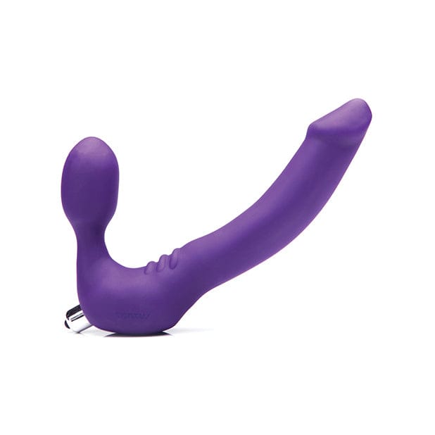 Tantus - Premium Silicone Vibrating Strapless Strap On (Lavender)