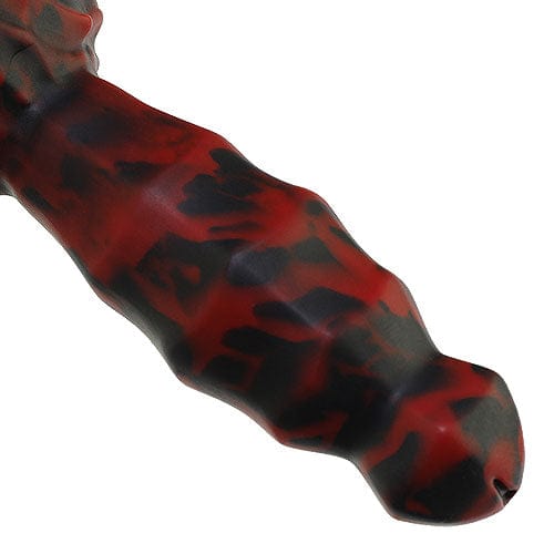 Tomax - Dark Dragon Slim Regular Silicone Dildo (Evil Red)