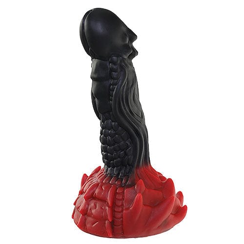 Tomax - Fire Dragon Slim Regular Silicone Dildo (Black)