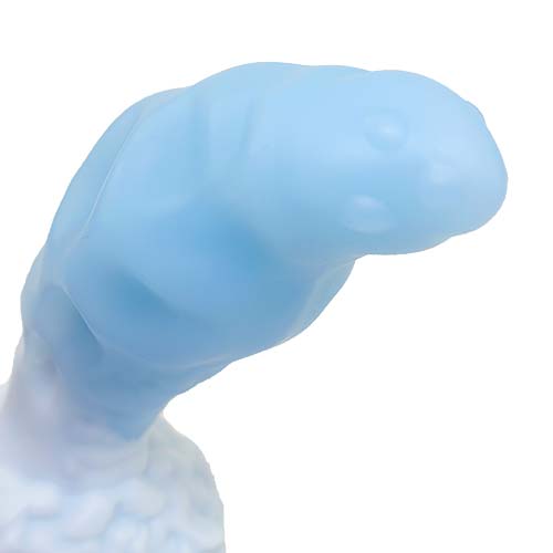 Tomax - Ice Dragon Regular Silicone Dildo (Ice Blue)