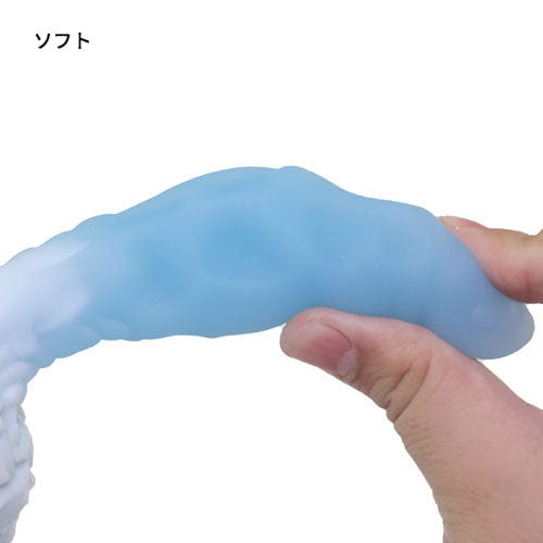 Tomax - Ice Dragon Slim Regular Silicone Dildo (Ice Blue)