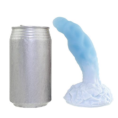 Tomax - Ice Dragon Slim Regular Silicone Dildo (Ice Blue)