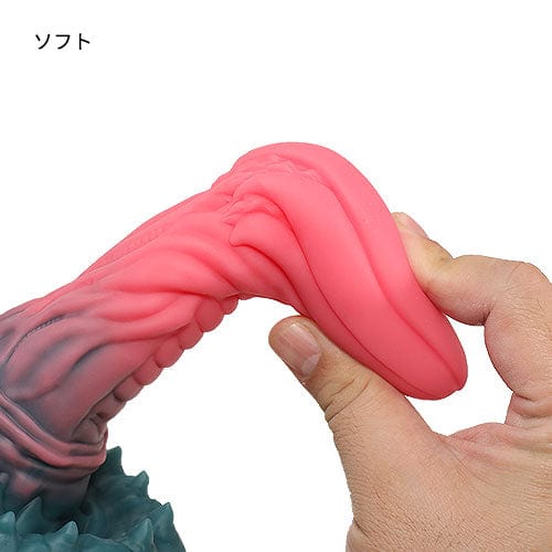 Tomax - Mimic Dragon Predator Regular Silicone Dildo (Pink)