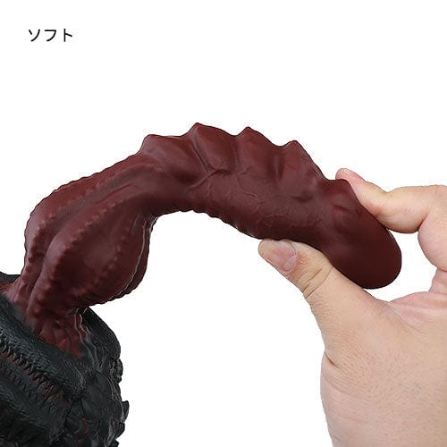 Tomax - Roaring Dragon Regular Silicone Dildo (Wild Red)