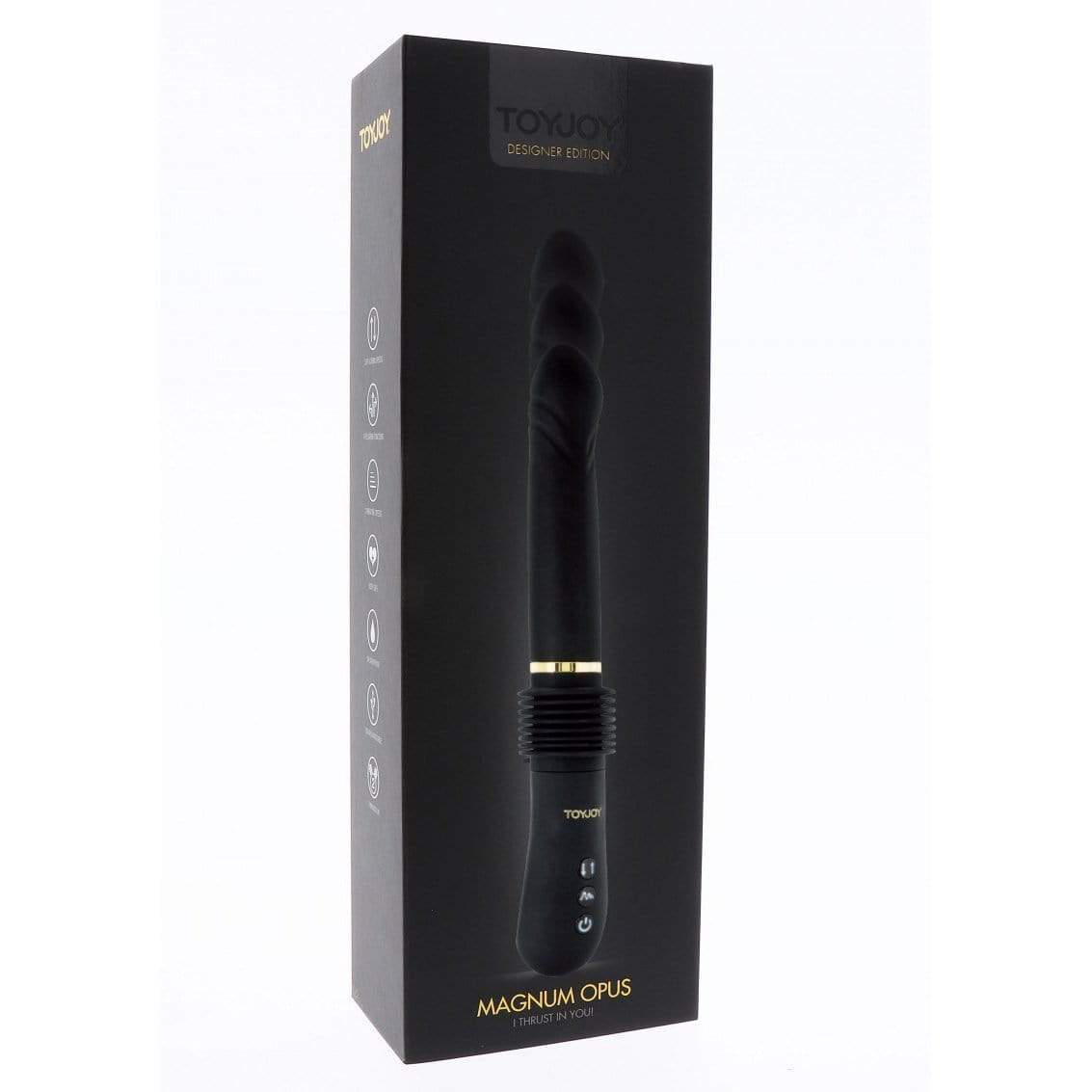 ToyJoy - Magnum Opus I Thrust in You Thruster Vibrator  (Black)