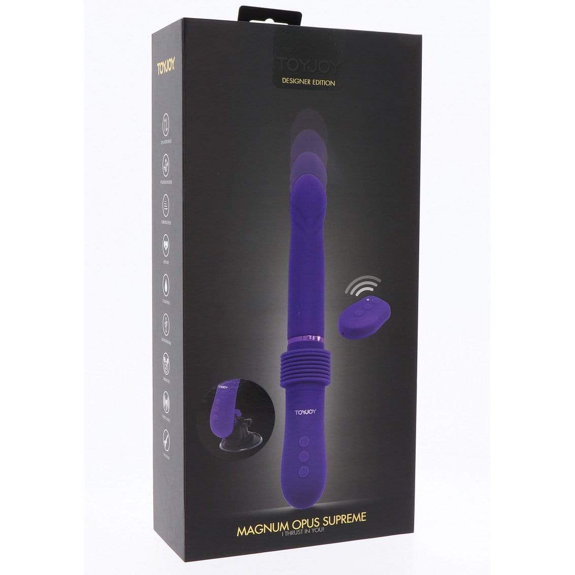 ToyJoy - Magnum Opus Supreme I Thrust in You Thruster Vibrator (Purple)