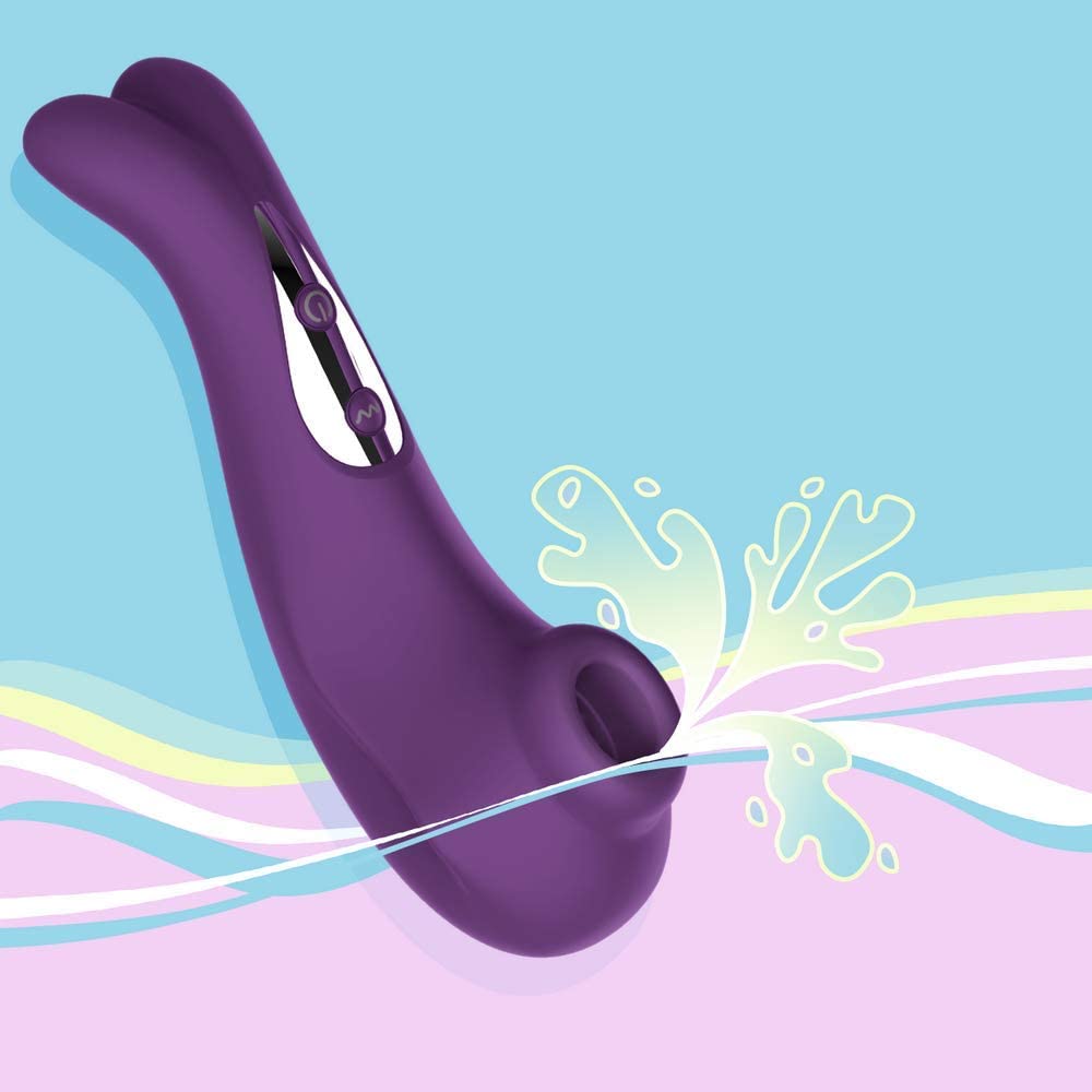 Tracy's Dog - P Cat Clitoral Air Stimulator Sucking Vibrator (Purple)