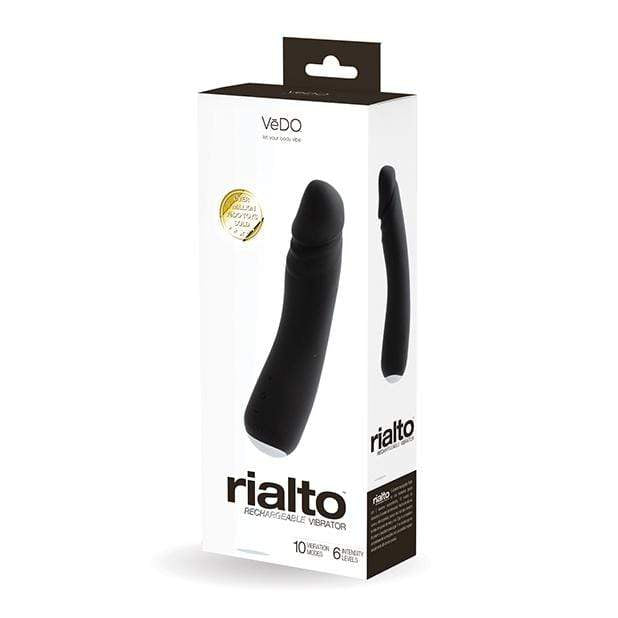 VeDO - Rialto Rechargeable Realistic Vibrator (Black Pearl)