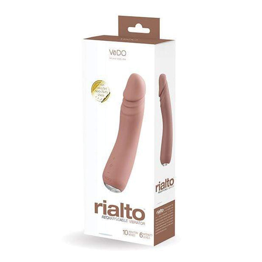 VeDO - Rialto Rechargeable Realistic Vibrator (Mocha)