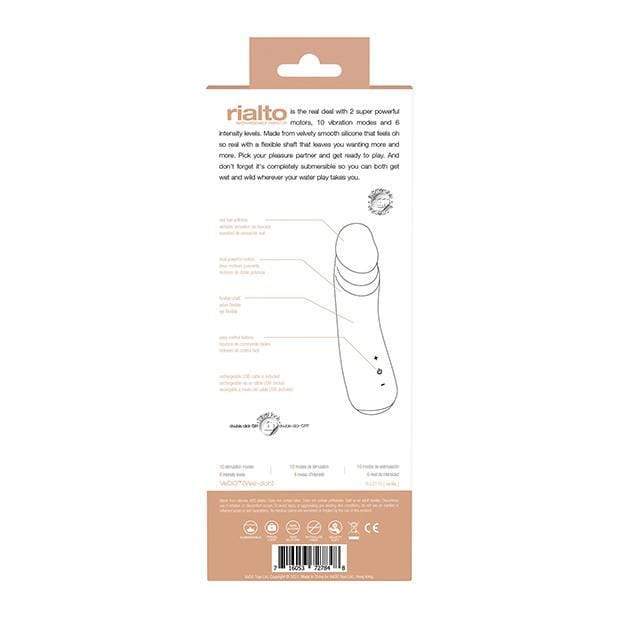 VeDO - Rialto Rechargeable Realistic Vibrator (Vanilla)