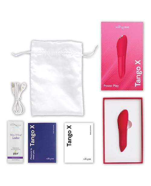 We Vibe - Tango X Power Play Rechargeable Discreet Vibrator (Cherry Red)