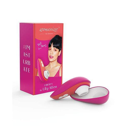 Womanizer - Liberty by Lily Allen Clitoral Air Stimulator (Pink/Coral)