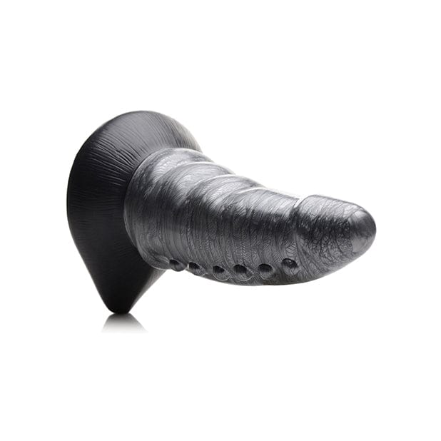 XR - Creature Cocks Beastly Tapered Bumpy Silicone Dildo (Silver/Black)