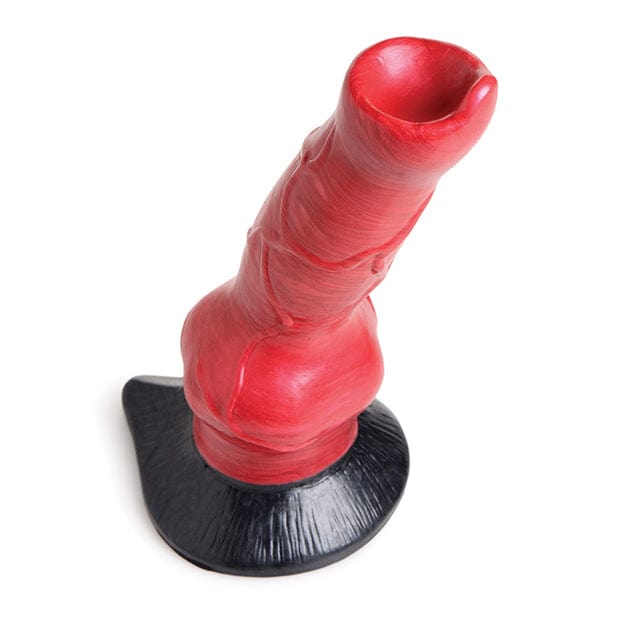 XR - Creature Cocks Hell Hound Canine Penis Silicone Dildo (Red/Black)