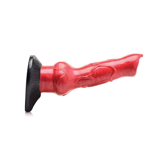 XR - Creature Cocks Hell Hound Canine Penis Silicone Dildo (Red/Black)