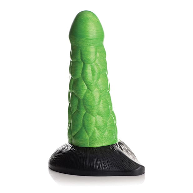 XR - Creature Cocks Radioactive Reptile Thick Scaly Silicone Dildo (Green/Black)