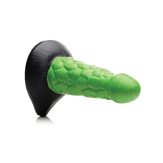 XR - Creature Cocks Radioactive Reptile Thick Scaly Silicone Dildo (Green/Black)