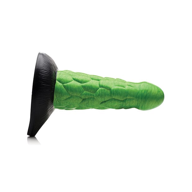 XR - Creature Cocks Radioactive Reptile Thick Scaly Silicone Dildo (Green/Black)