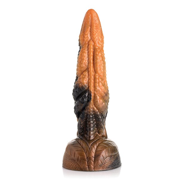 XR - Creature Cocks Ravager Rippled Tentacle Silicone Dildo (Orange/Black)