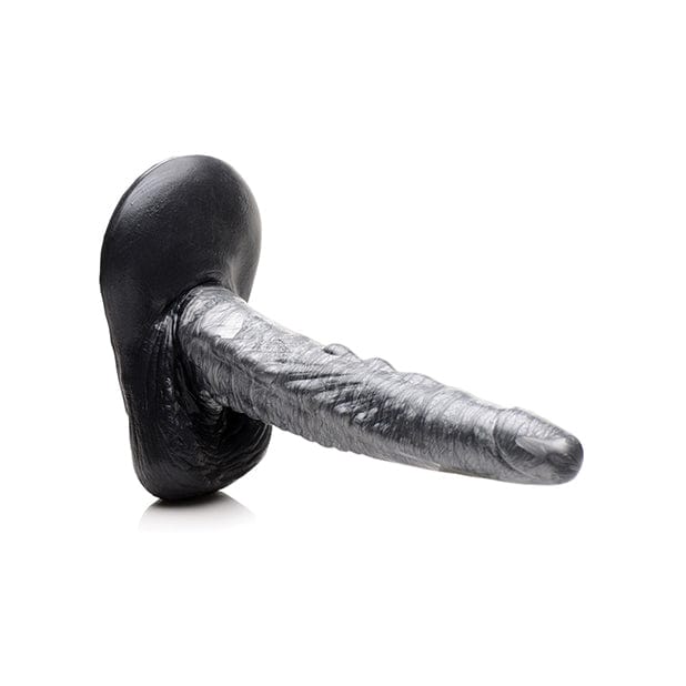 XR - Creature Cocks The Gargoyle Rock Hard Silicone Dildo (Silver/Black)