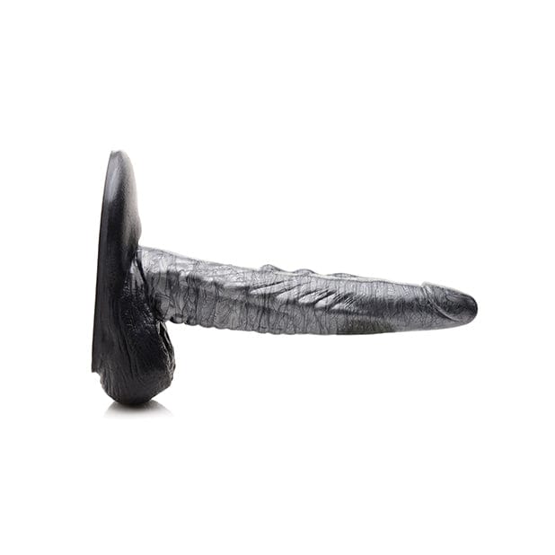 XR - Creature Cocks The Gargoyle Rock Hard Silicone Dildo (Silver/Black)